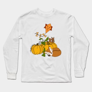 Herbstkürbis Long Sleeve T-Shirt